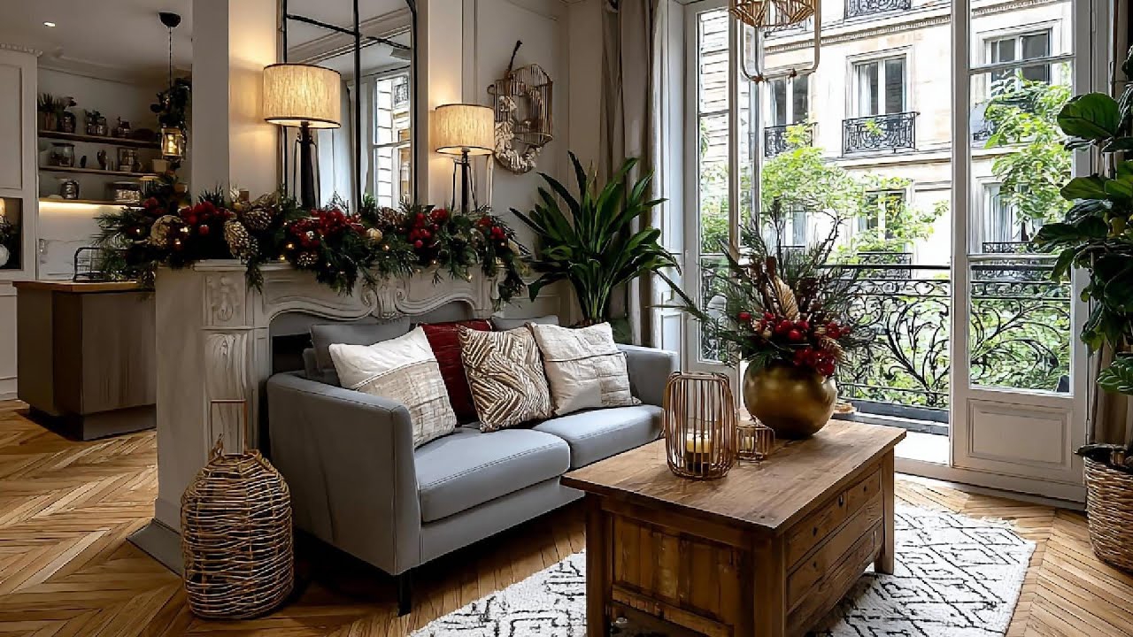 Luxury Handmade Christmas Garland For Small Parisian Spaces