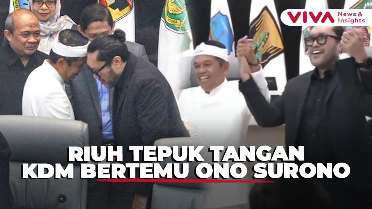 Tak Ada Walk Out, Momen Keakaraban Dedi Mulyadi dan Ono Surono