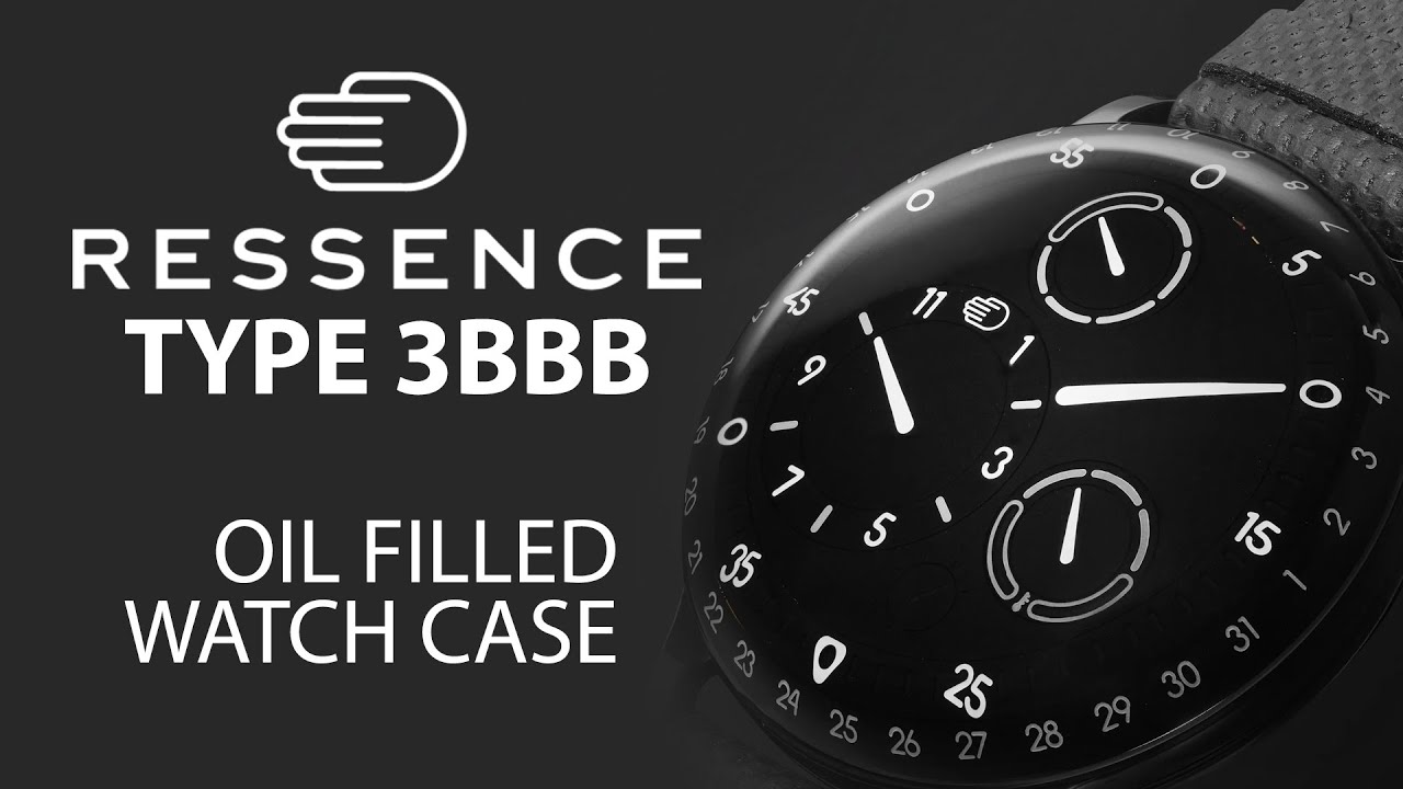 The Oil Filled Watch - Ressence Type 3BBB