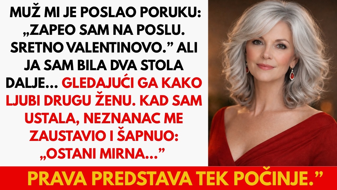 Moj muž mi je poslao poruku: “Sretno Valentinovo” — a ja sam ga gledala kako ljubi drugu ženu.