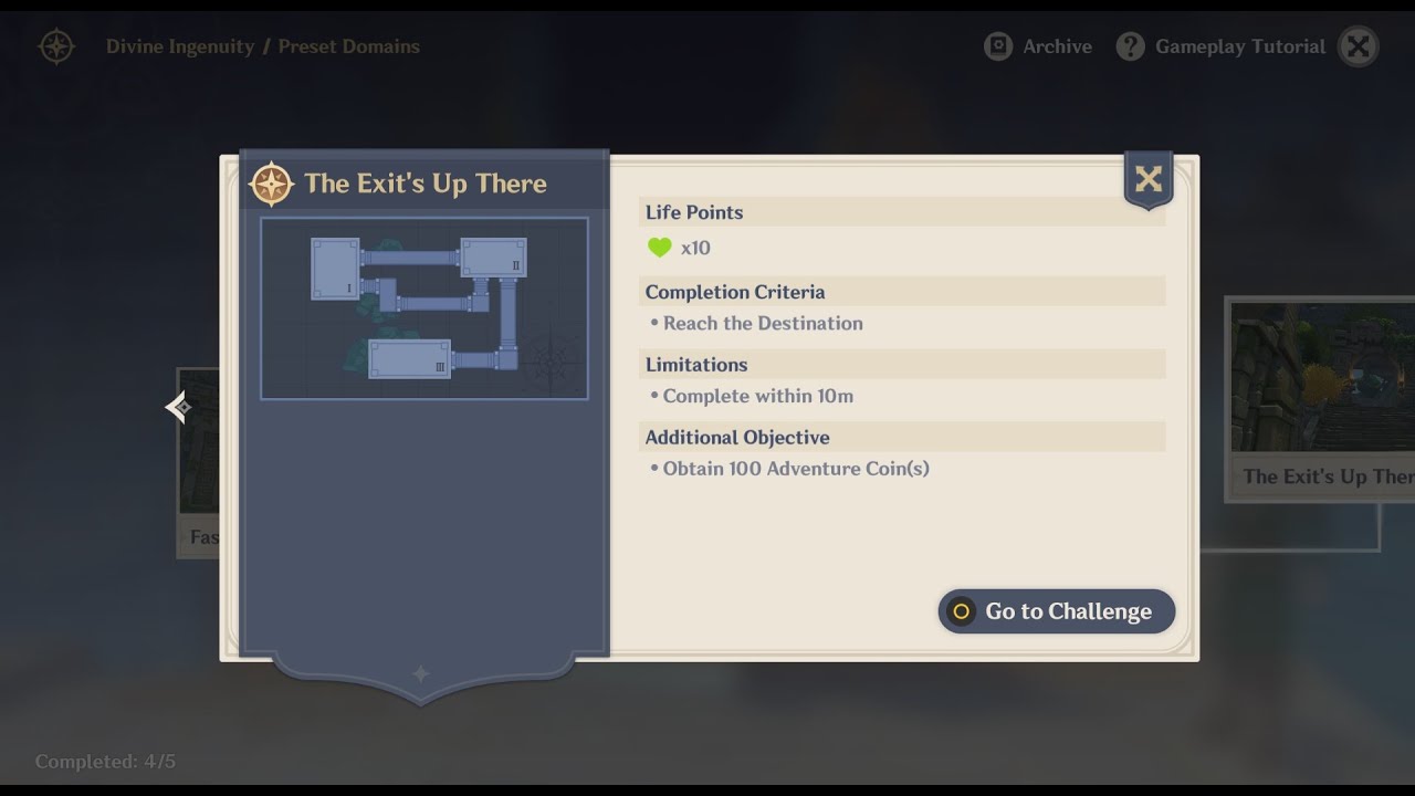 Divine Ingenuity: Day 4 - The Exit's Up There [Genshin Impact][2.5 Event]