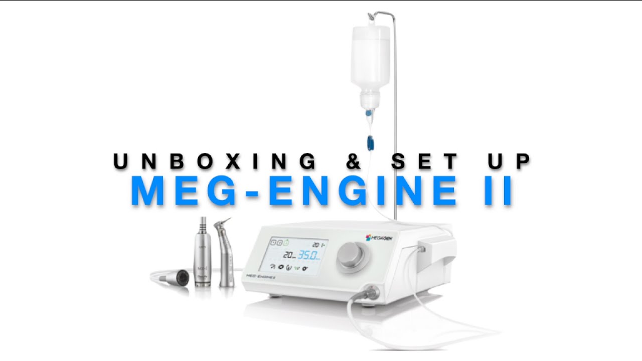 Unboxing & Set Up - MEG-ENGINE II Implant motor from MegaGen