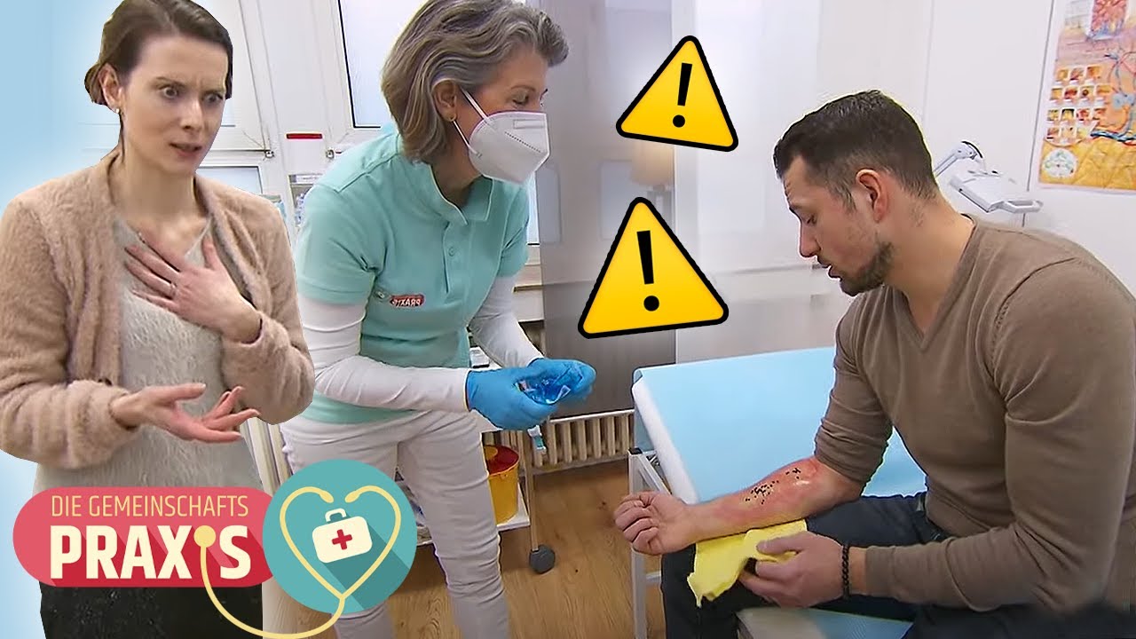 Das kann doch nicht wahr sein! Profi-Bäcker verbrennt sich übelst | Die Gemeinschaftspraxis | SAT.1