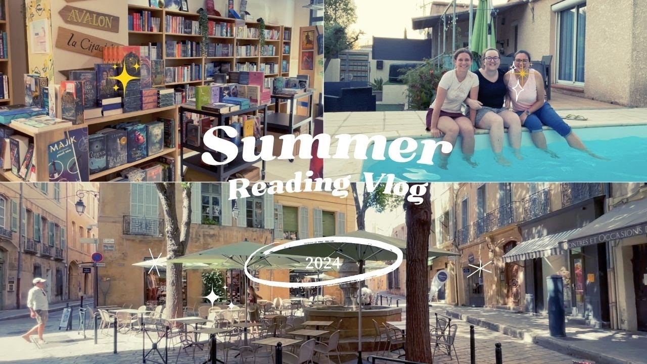 ☀️ Summer Reading Vlog 2024 : chaton, copines et librairies 🌴