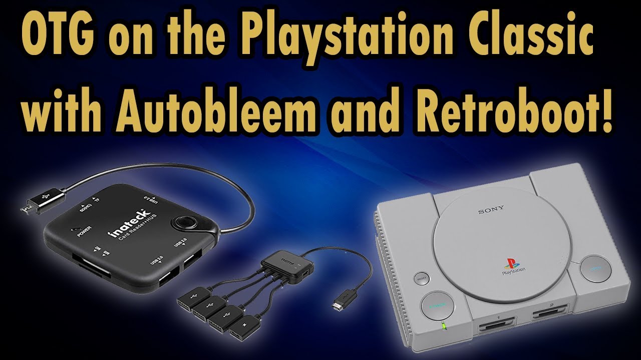How to set up OTG Support on the Playstation Classic with Autobleem and Retroboot! (Tutorial)