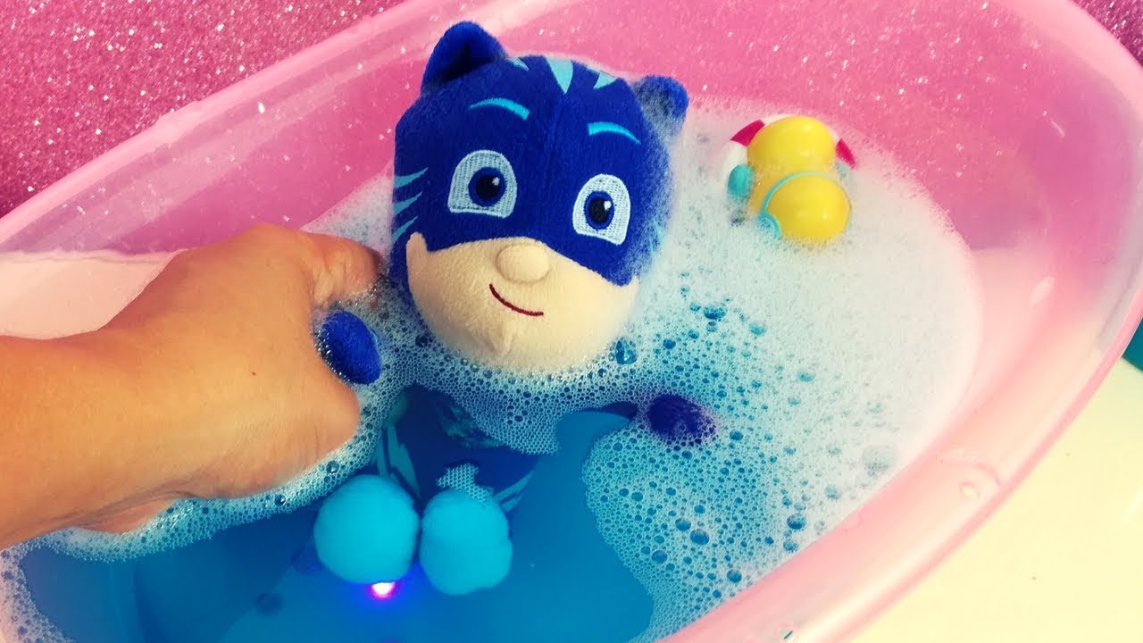 MEGA COMPILATION di video coi bagnetti colorati dei PJ Masks Super Pigiamini  🛀 Tanti Nuovi Episodi