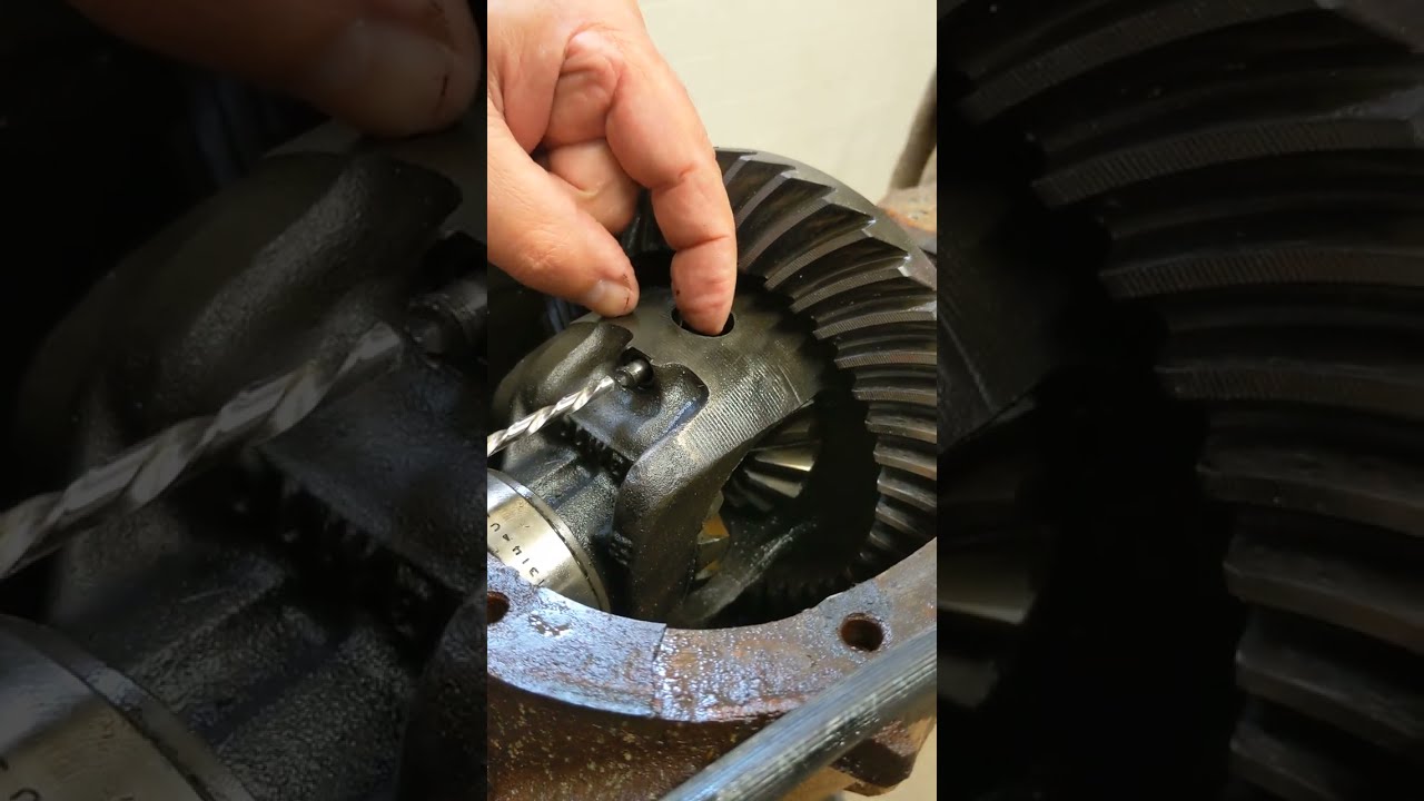 Remove broken  cross pin bolt 8.8 7.5 7.6 gm 12 bolt ford 10  rearend