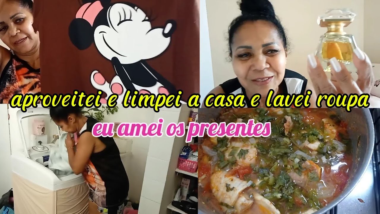 Gostei muito dos presentinhos que ganhei de ano novo