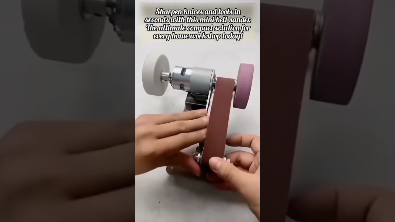 Professional Mini Belt Sander for Razor Sharp Knives