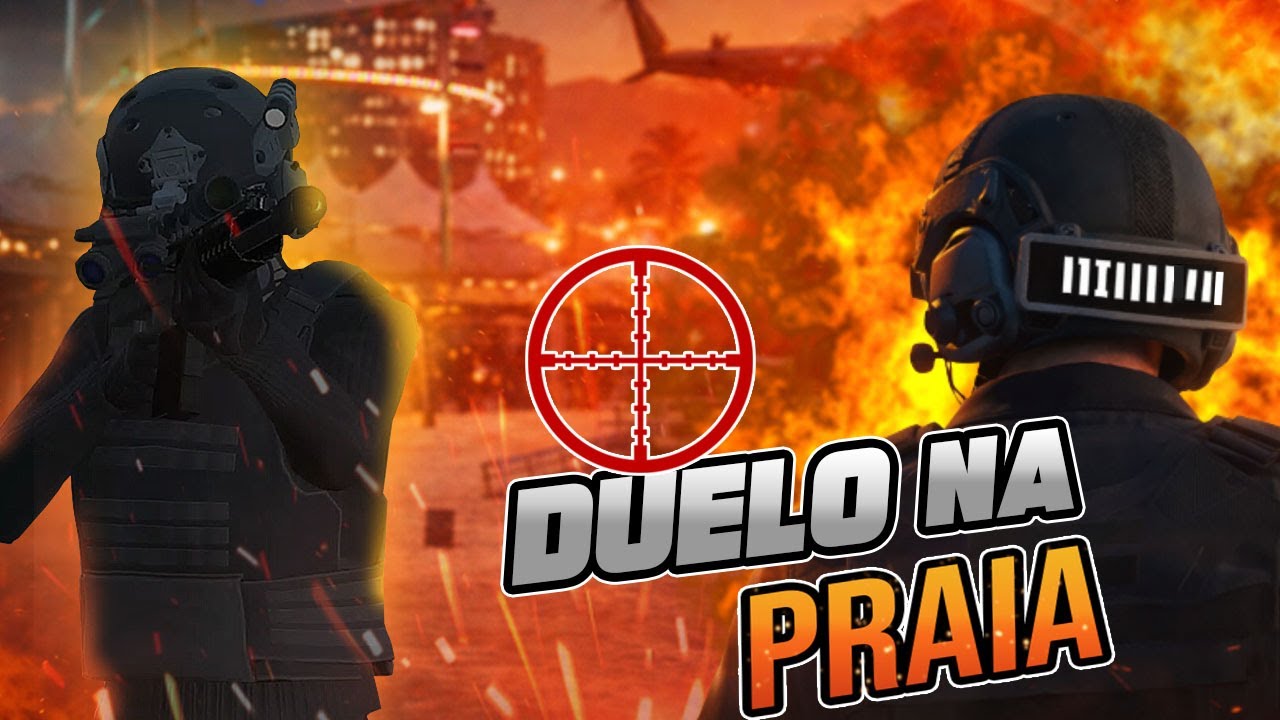 TRYHARD BARCODE ME DESAFIOU NA PRAIA | PvP GTA ONLINE