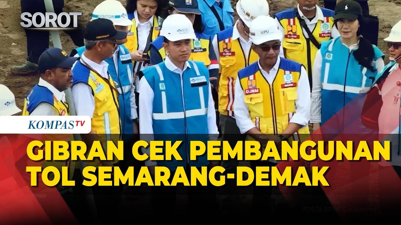 Wapres Gibran Tinjau Progres Pembangunan Tol Semarang-Demak