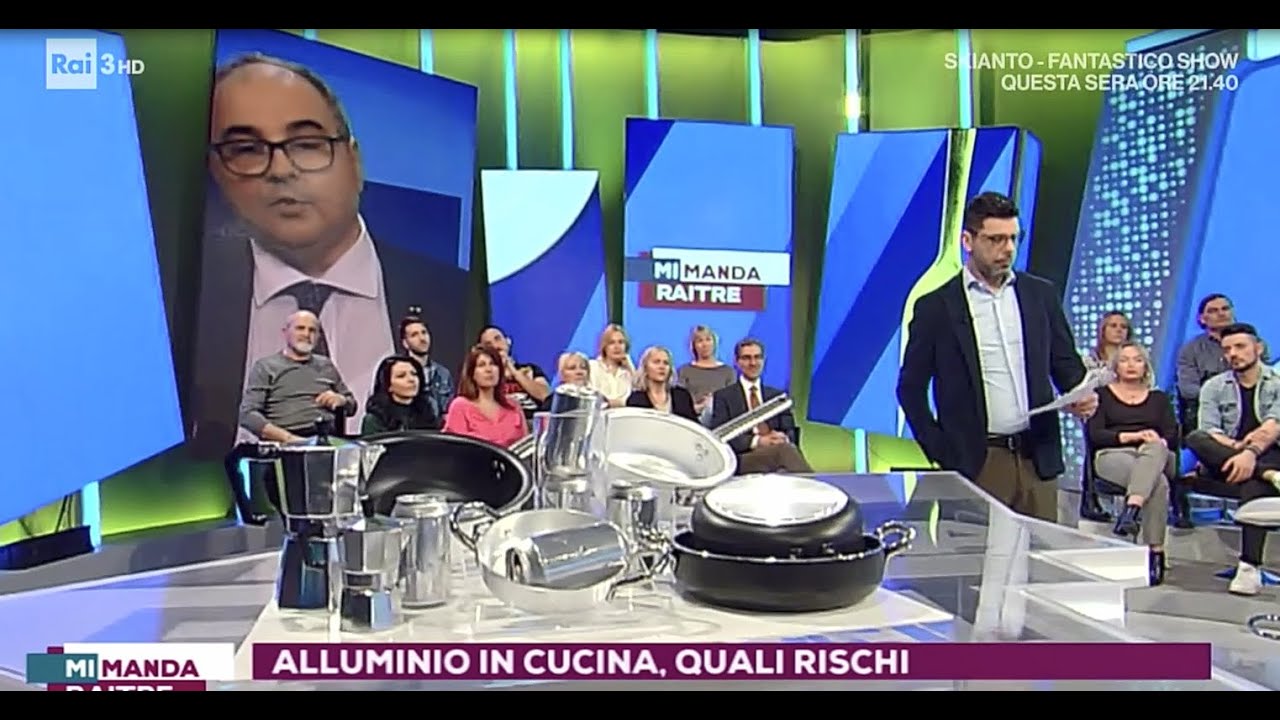 ALLUMINIO IN CUCINA - MI MANDA RAI 3, 20 febbraio 2020