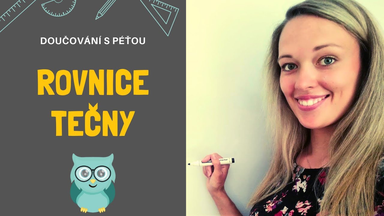 Rovnice tečny v bodě_řešený příklad
