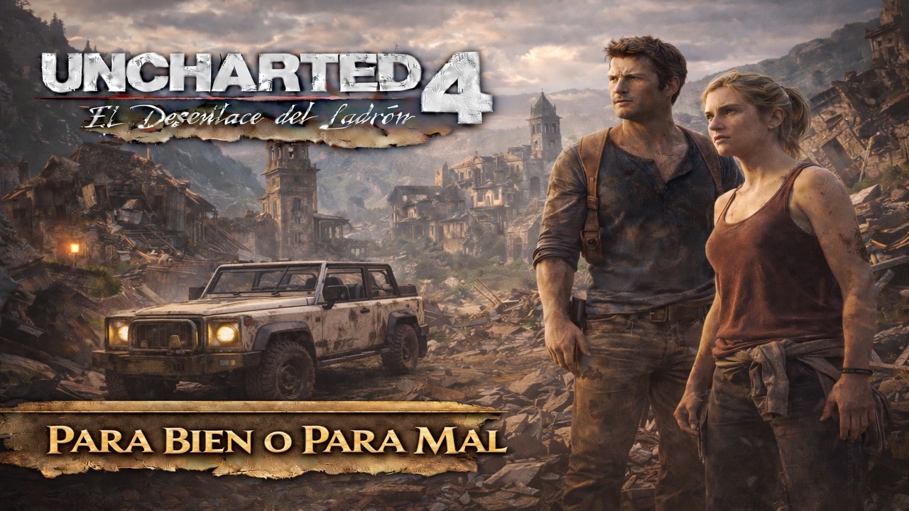 Uncharted 4: El Desenlace de un Ladrón | Longplay  - Para bien o para mal (Parte 6) (Sin Comentar)
