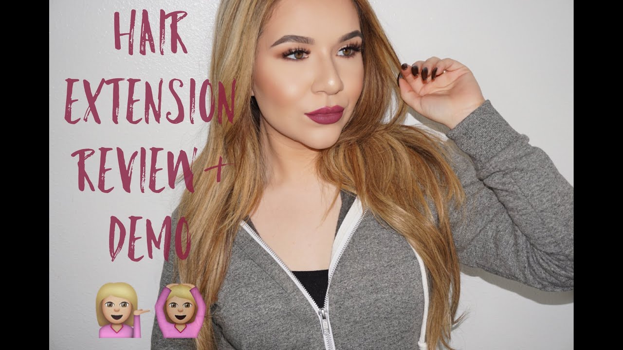 How I Clip in my Hair Extension & Review on Irresistible Me | KatEyedTv
