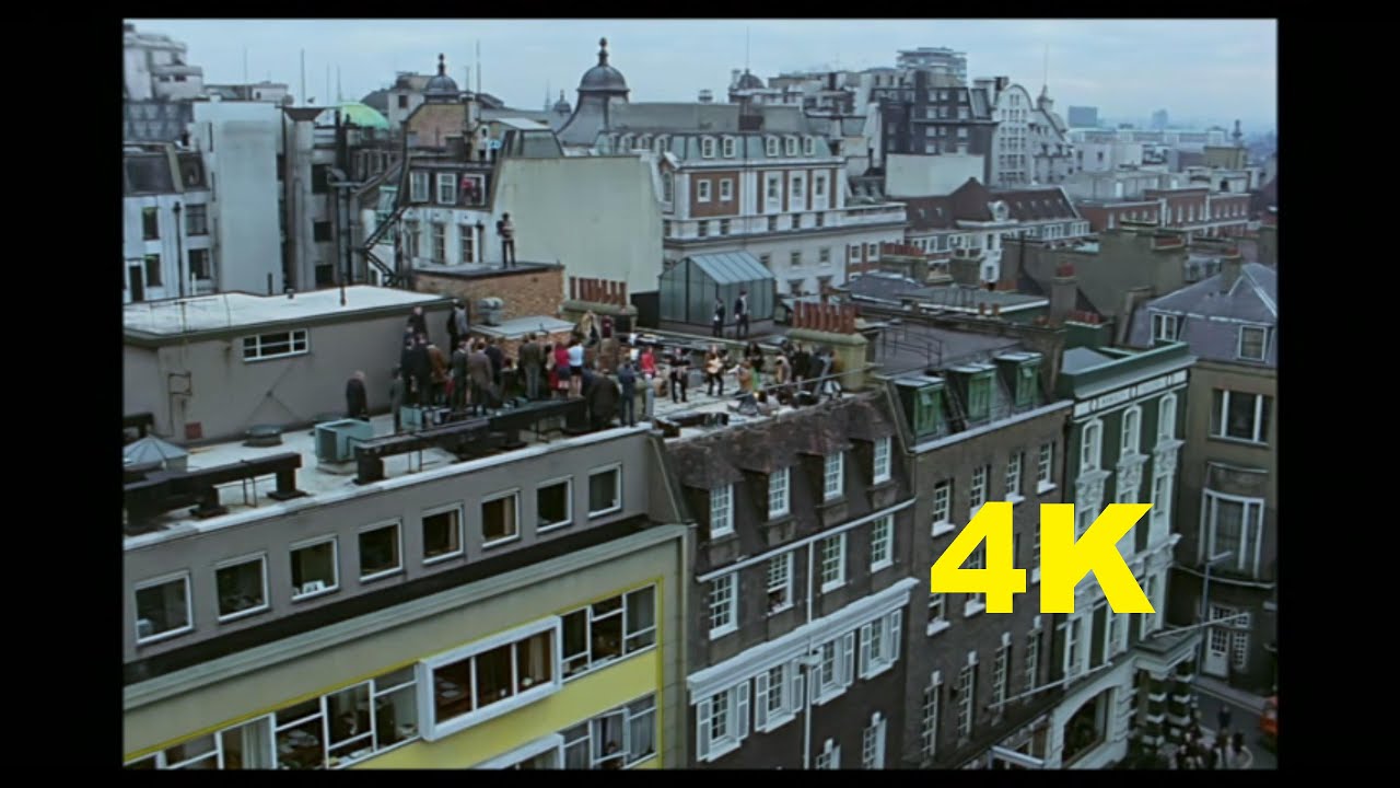 4K THE BEATLES ROOF CONCERT
