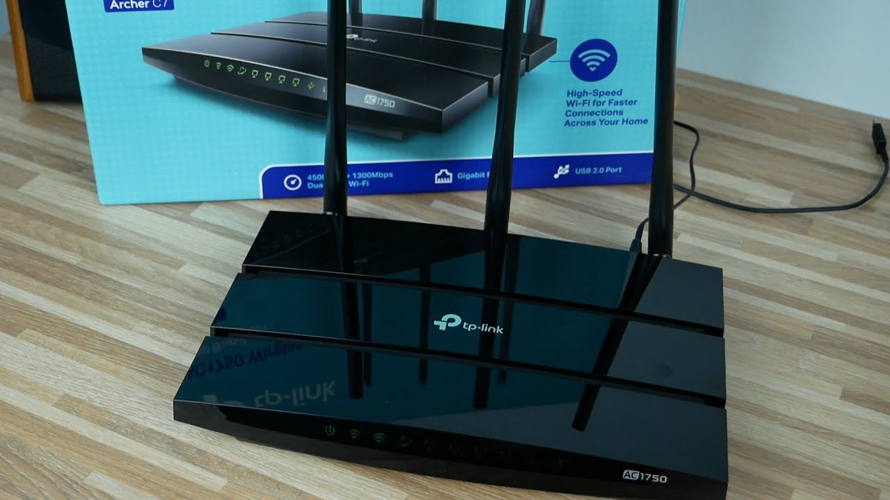 TP-Link Archer C7 (1750Mb/s a/b/g/n/ac) Router Wi-FI