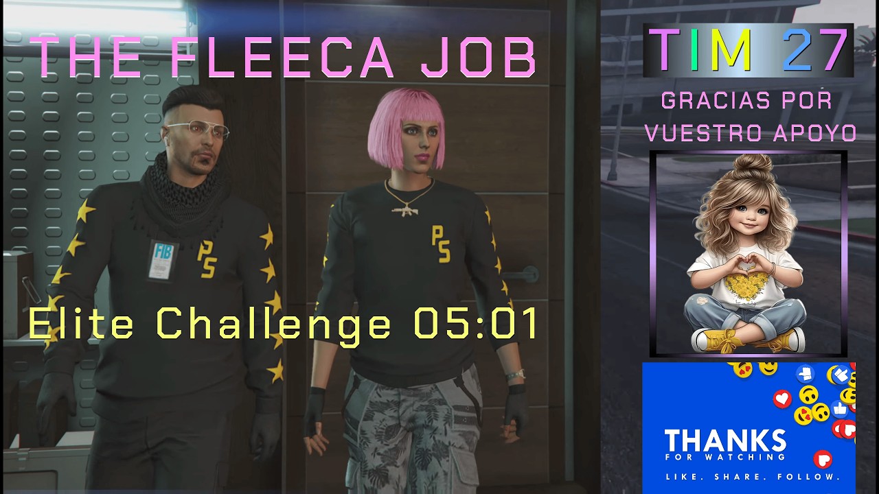 GTA Online The Fleeca Job Elite Challenge 5m01s