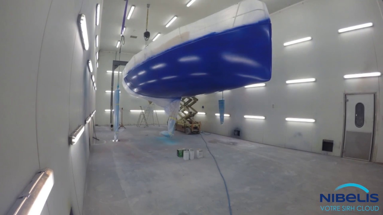 TimeLapse - D&eacute;coration d'un bateau de course au large - Figaro Nibelis