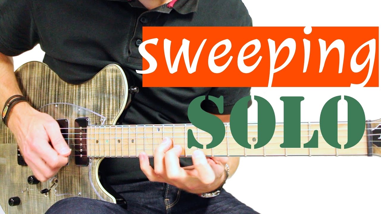 Roo - SWEEPING SOLO (TABS) in the style of Marty Friedman