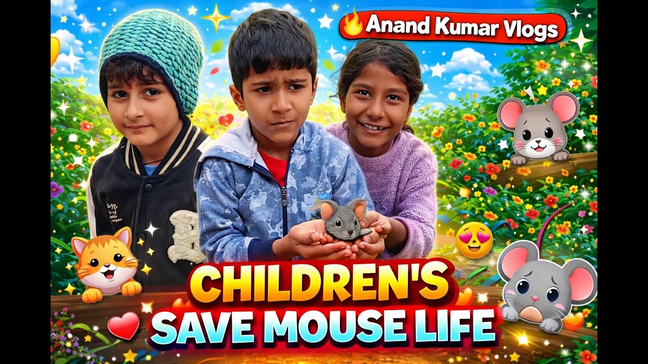 🥰 Kids Saved a Mouse’s Life | Heart Touching Video ❤️🐭 | Daily Vlog | Vlogs | Family Vlogs 👦👧