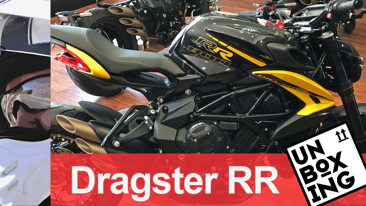 MV Agusta Brutale 800 Dragster RR SCS ... распаковывая и любуясь всеми красивыми деталями