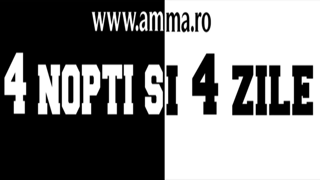 4 nopti si 4 zile (patru nopti si patru zile) - manele vechi