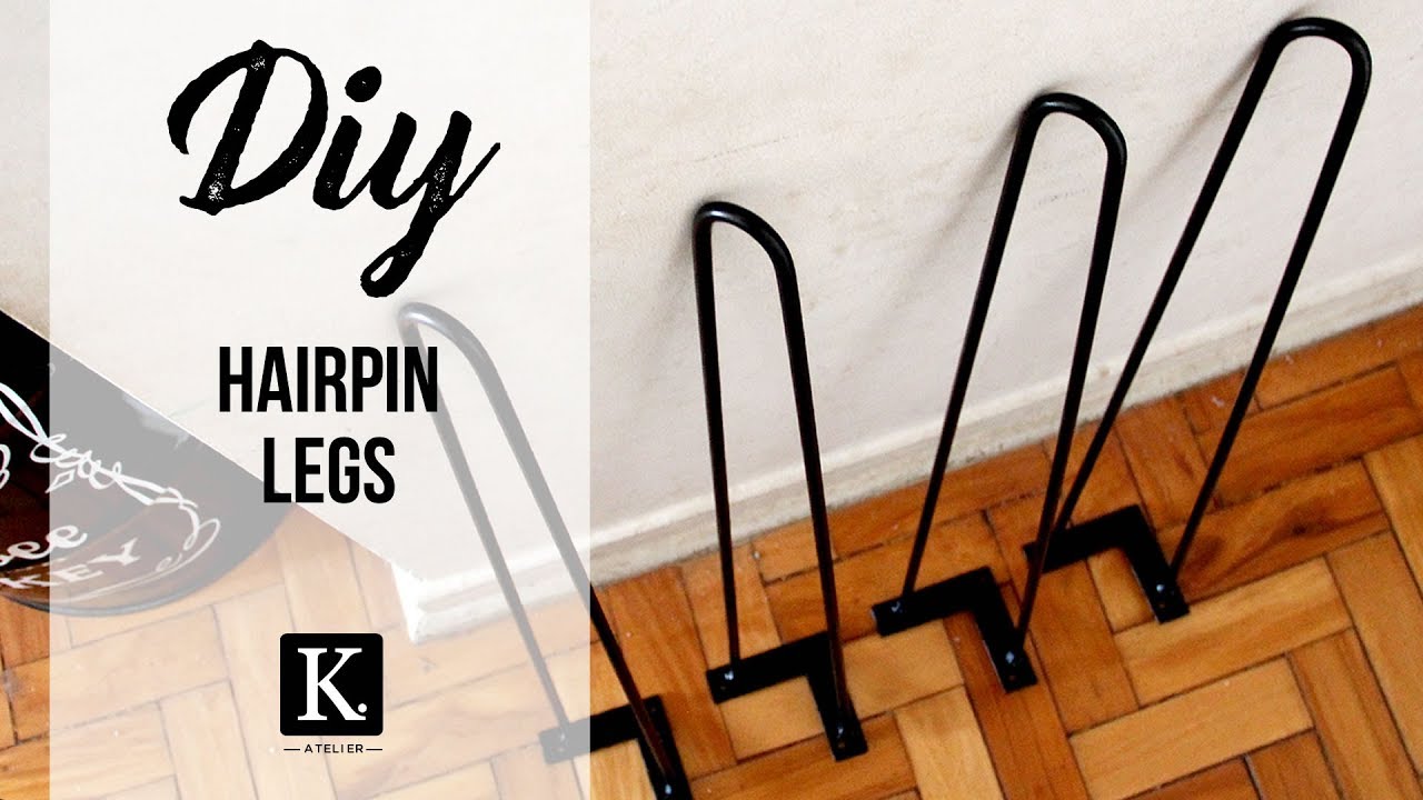 DIY - Como fazer hairpin legs para mesas e escrivaninhas