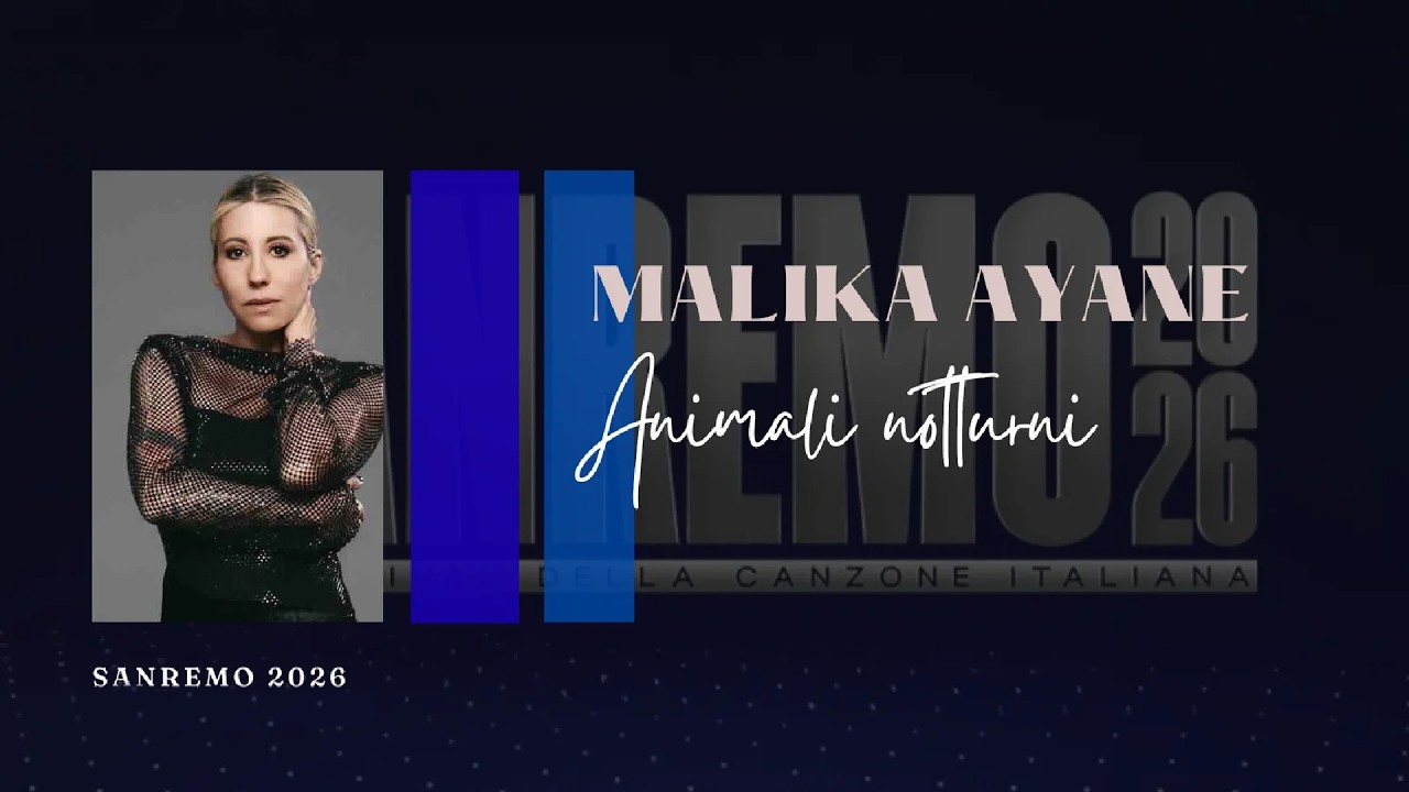 MALIKA AYANE★ANIMALI NOTTURNI★KARAOKE INEDITO (SANREMO 2026)