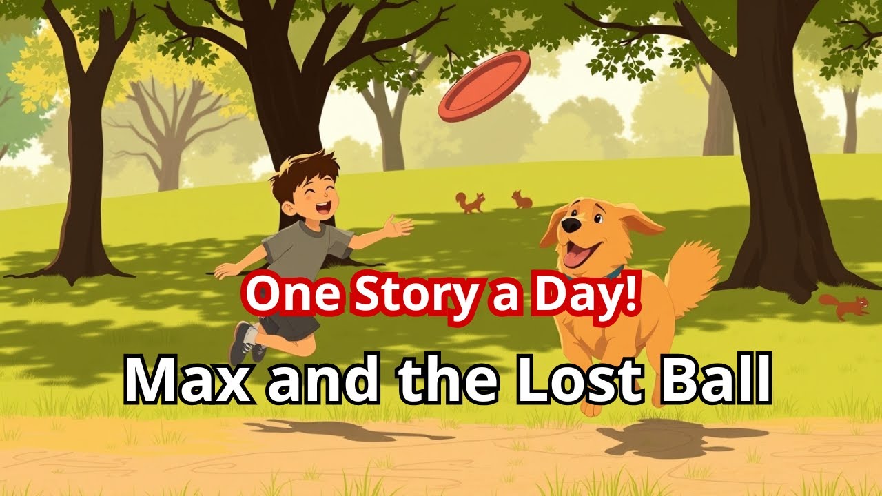 Memorize 2,000 English Sentences | You'll Be Good at English | STORY 3 - Max and the Lost Ball