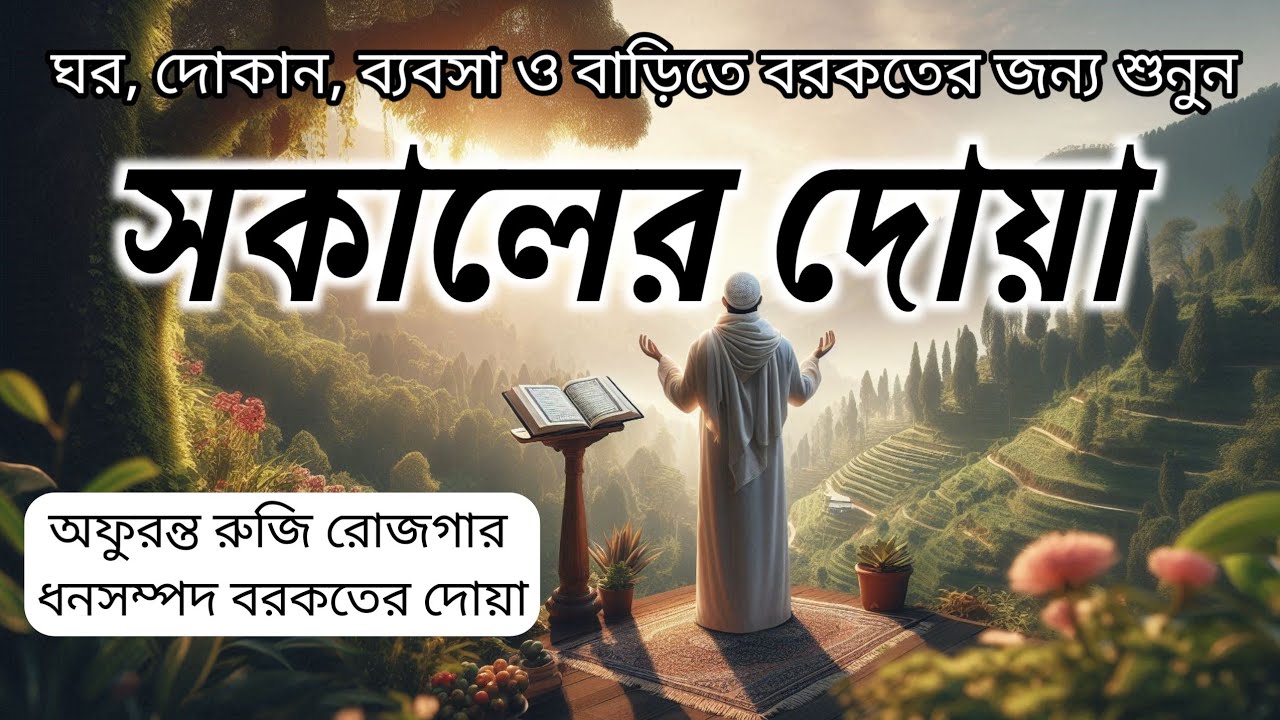 সকালটা শুরু হোক হৃদয় শীতল করা বরকতময় আয়াত দিয়ে। সকালের দোয়া ও জিকির । Morning Dua Full by Alaa Aqel