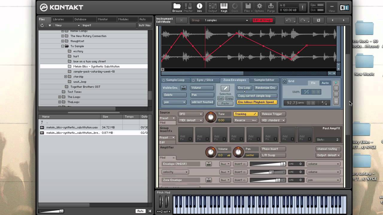 Kontakt tutorial - Use Zone Envelopes To Modulate Zone Parameters