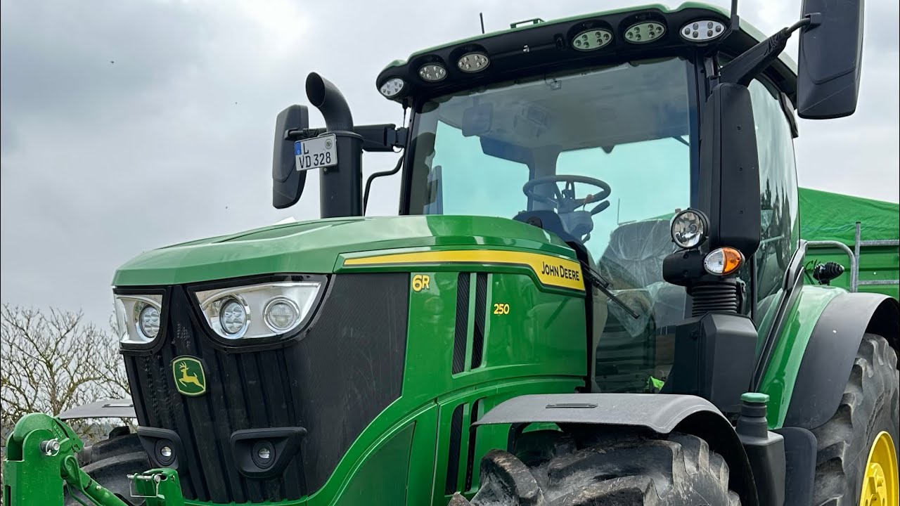 Тест-драйв трактора John Deere 6250R       #johndeere #трактор #johndeere6250R #тестдрайв