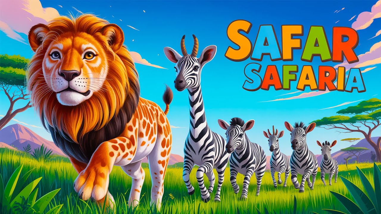 Canción de Animales Safari ABC | Canción para Aprender el Canción de Animales de la Jungla ABC