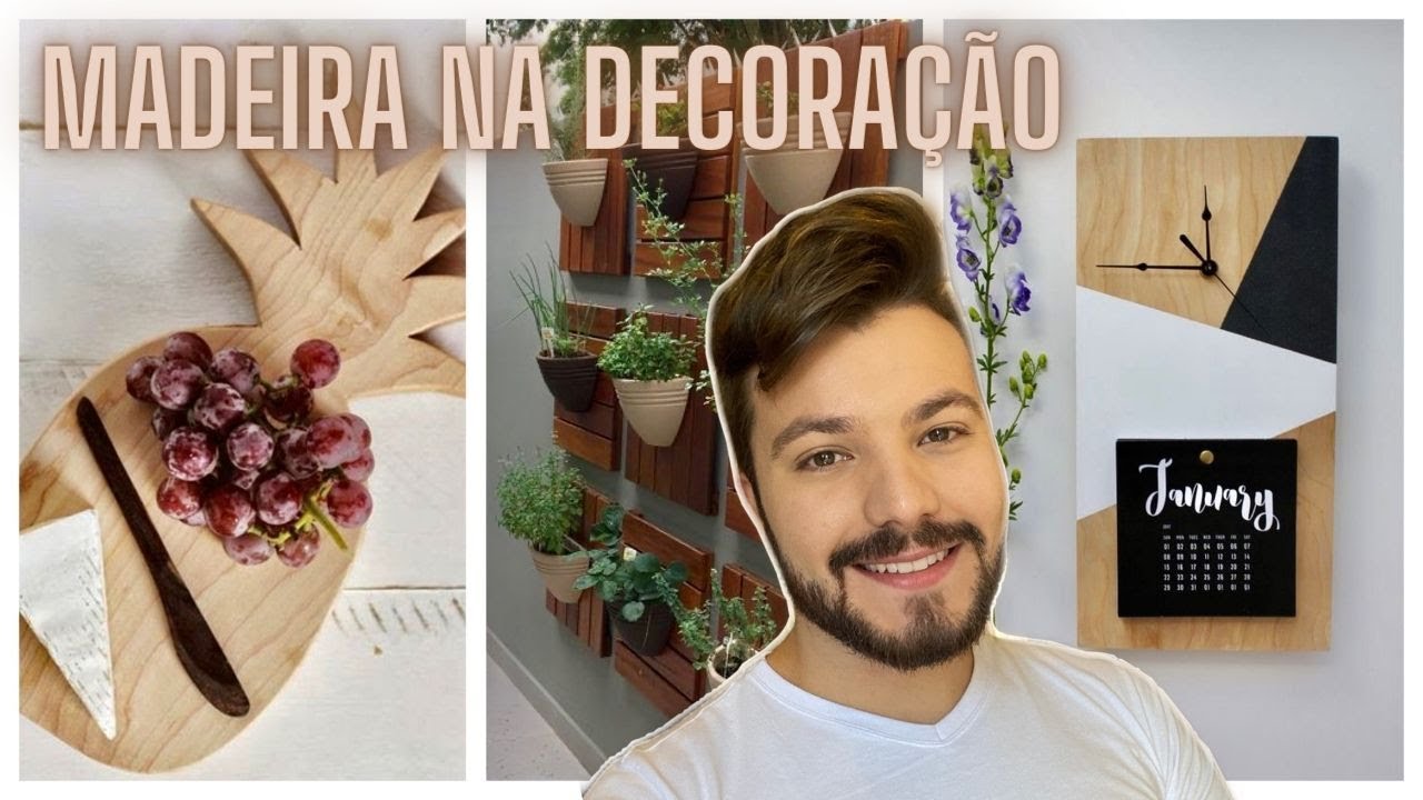 20 IDEIAS com MADEIRA para DECORAR sua CASA - Eduardo Wizard