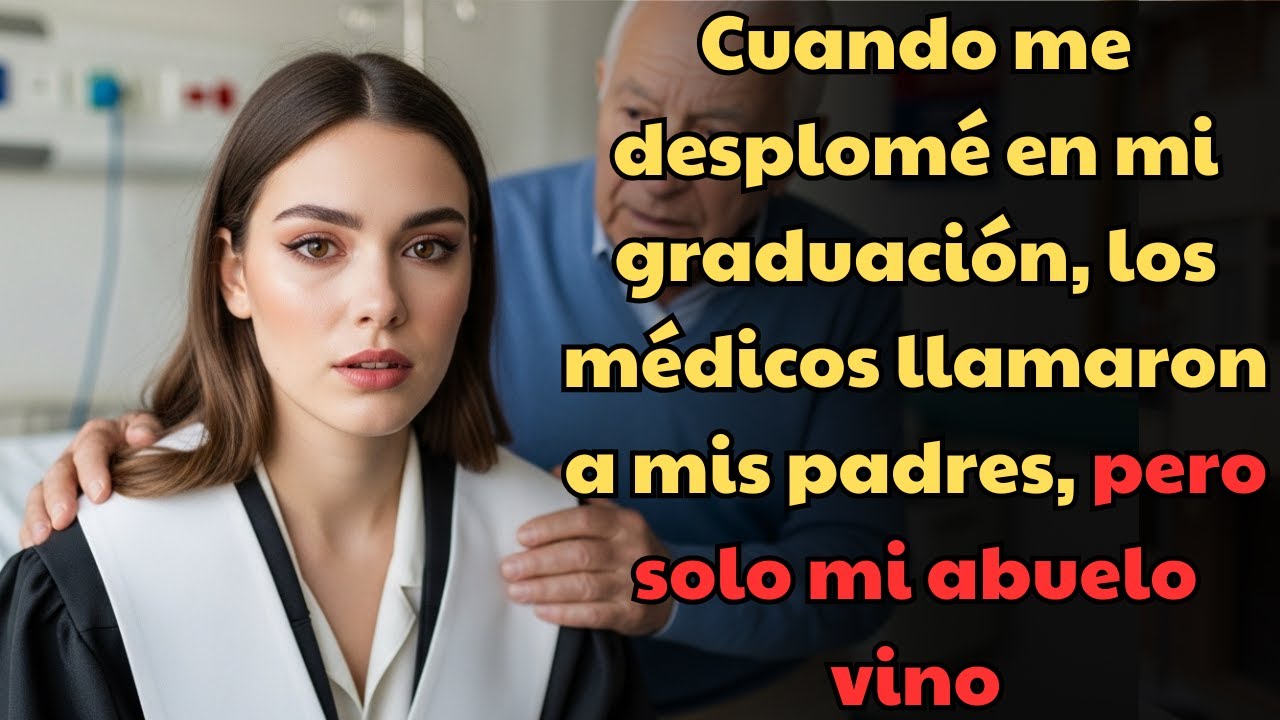Cuando me desplomé en mi graduación, los médicos llamaron a mis padres, pero solo mi abuelo vino
