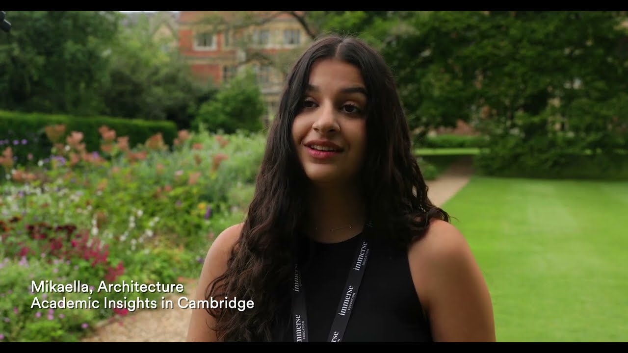 Mikaella | Discovering Architecture at Summer School in Cambridge