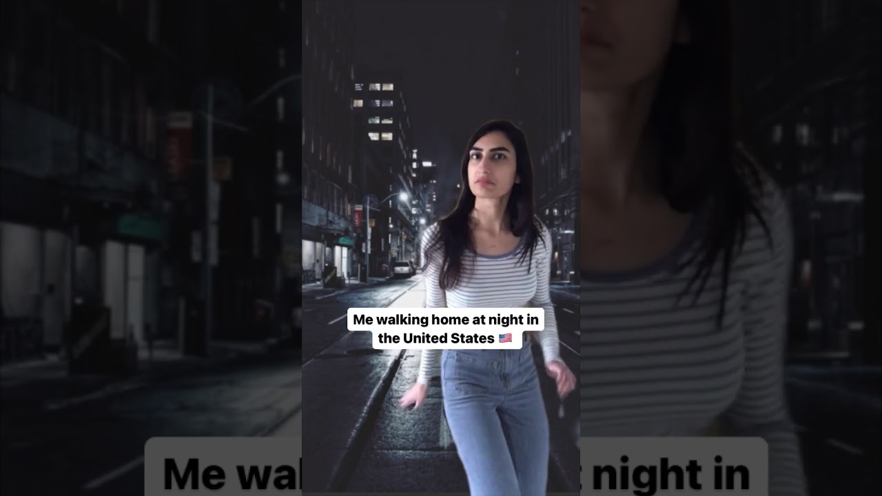 Walking home at night in the United States vs. The Netherlands