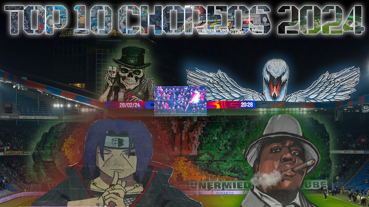 TOP 10 CHOREOS FROM SWISS ULTRAS 2024 | Part 2 10.-01. | Swiss.Ultras.Tradition
