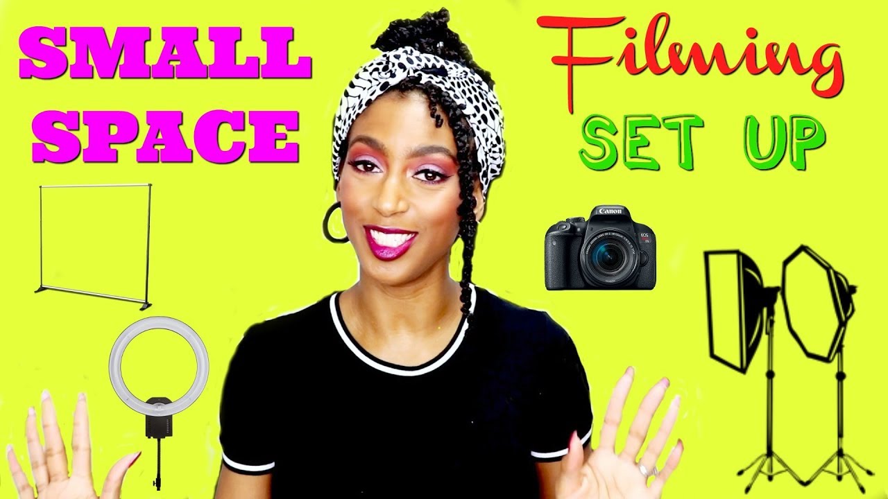 🎥 YouTube Setup- Small Space Filming, Lighting & Backdrop| ✨On the Go with Miko✨