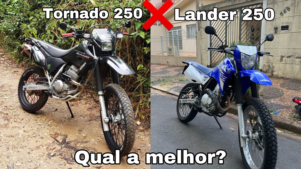 COMPARATIVO TORNADO 250 E LANDER 250, QUAL A MELHOR?