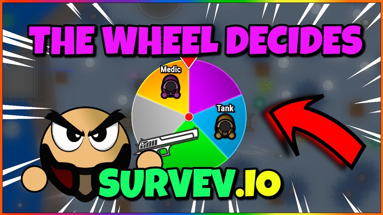 WHEEL DECIDES MY CLASS IN SURVIV.IO | SURVEV.IO