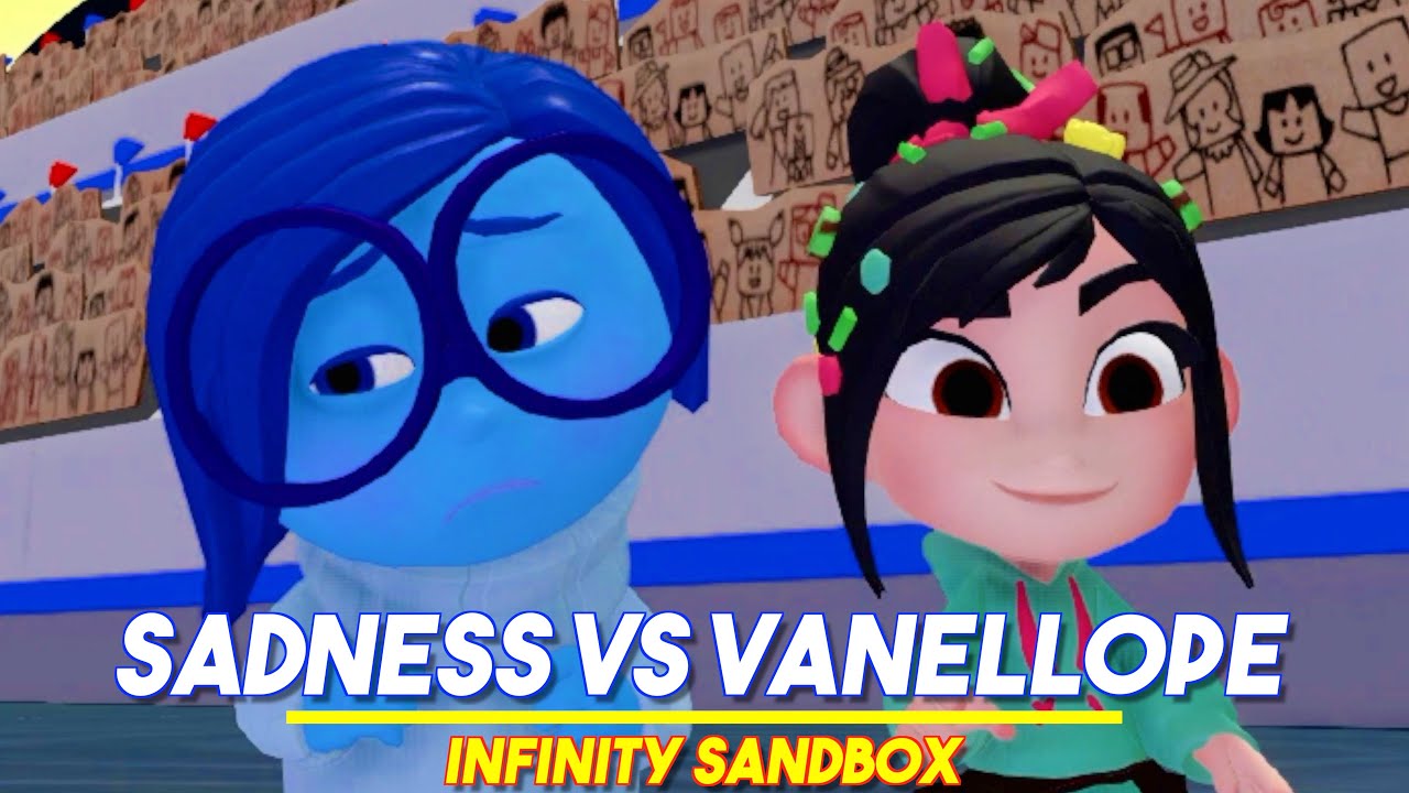 Vanellope vs Sadness | Wreck-It Ralph vs Inside Out | Infinity (Disney Infinity, Test, Rescue, VS)