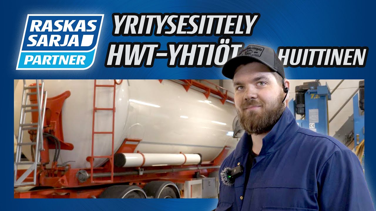 Raskassarja korjaamoesittely - Raskassarja Partner HWT yhtiöt Huittinen