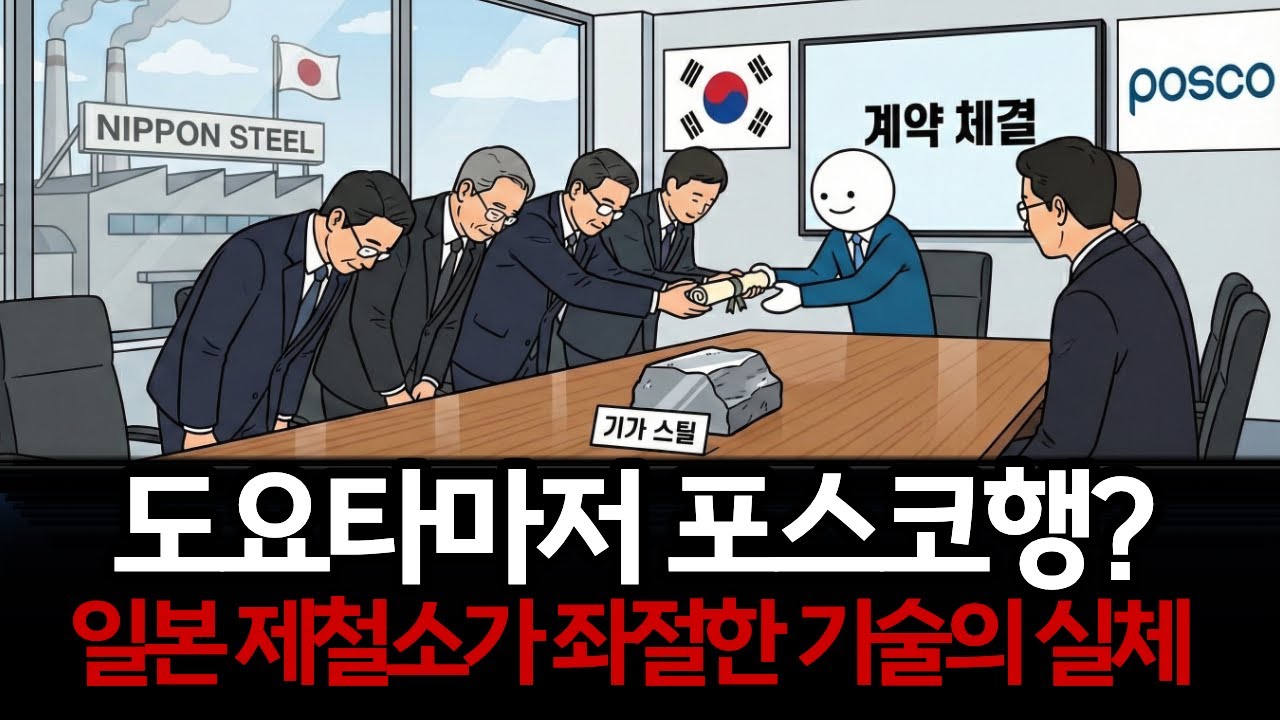 일본 제철소의 통곡, 도요타와 테슬라가 포스코을 선택한 단 하나의 이유