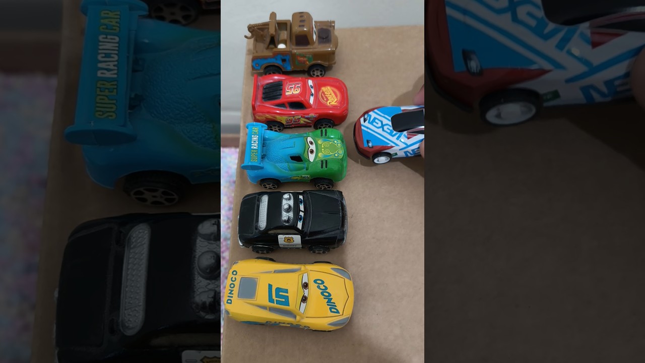 McQueen Cars, Jackson Storm, Cruz Ramirez Big, Chick Hicks, Pixar Cars Toys #cars #truck #mcqueen