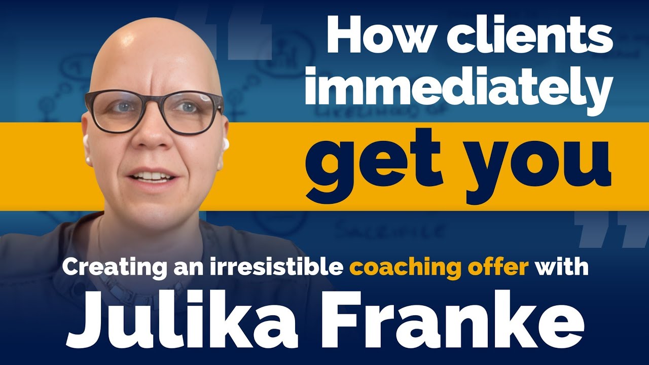 Creating an irresistible coaching offer (feat. Alex Hormozi's value equation) with Julika Franke