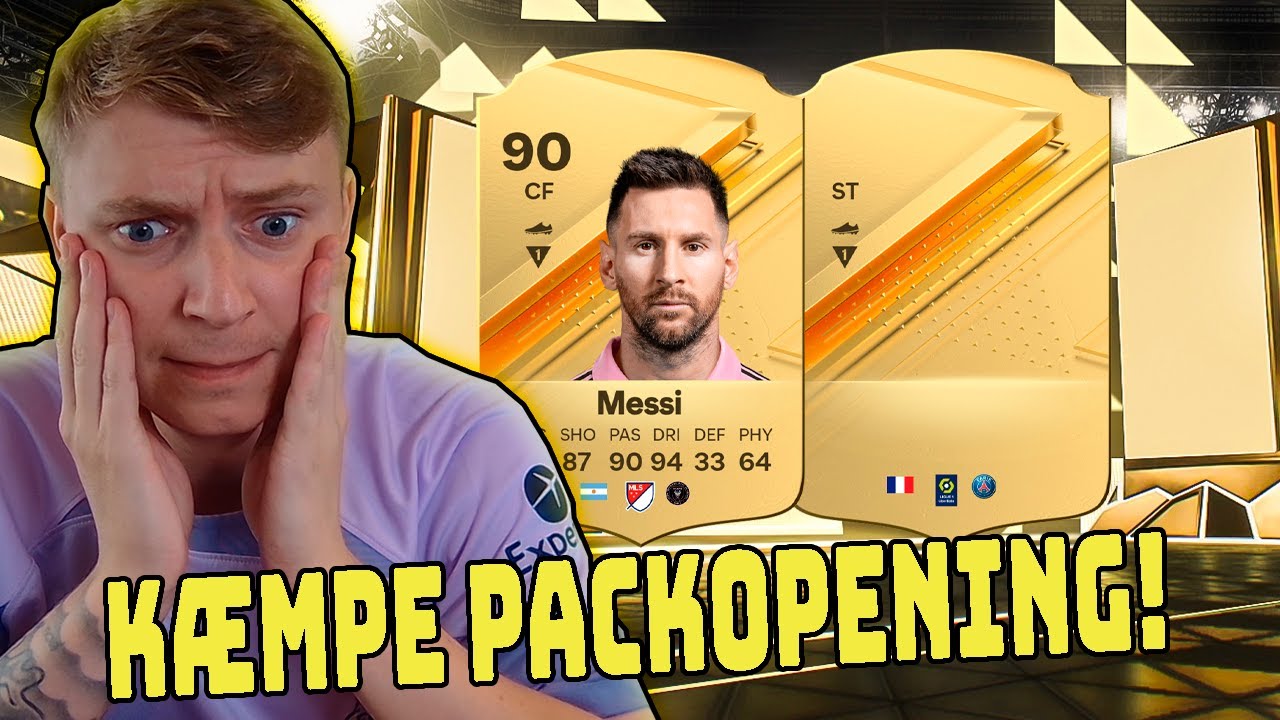 PACKER MESSI OG BLIVER TROLLET I MIN FØRSTE KÆMPE PACKOPENING I EAFC 24!!