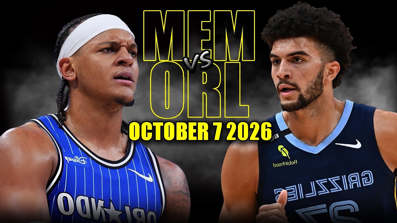 Orlando Magic vs Memphis Grizzlies Full Game Highlights - October 7, 2026 | NBA Preseason