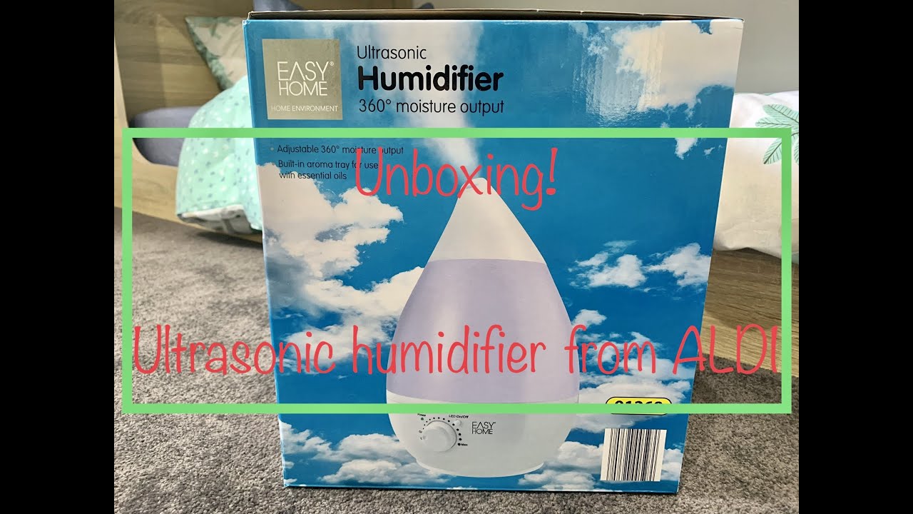 Ultrasonic humidifier from ALDI - unboxing